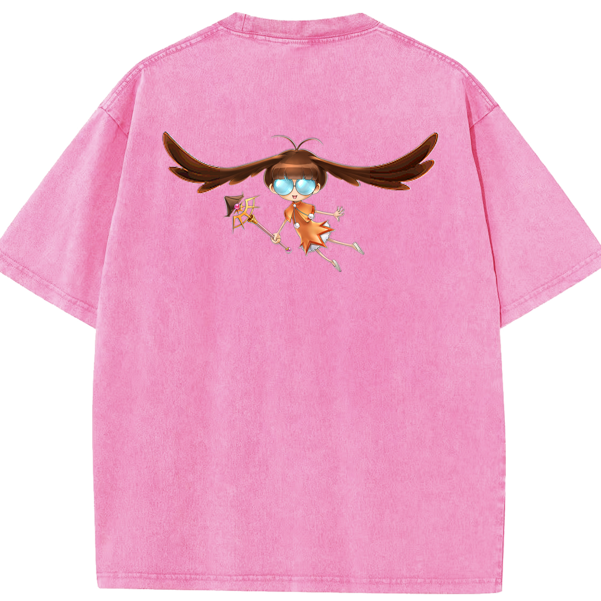 （画像用） 遊☆戯☆王 Yu-Gi-Oh! 綿100% ヴィンテージ風 半袖Tシャツ（背面プリント）